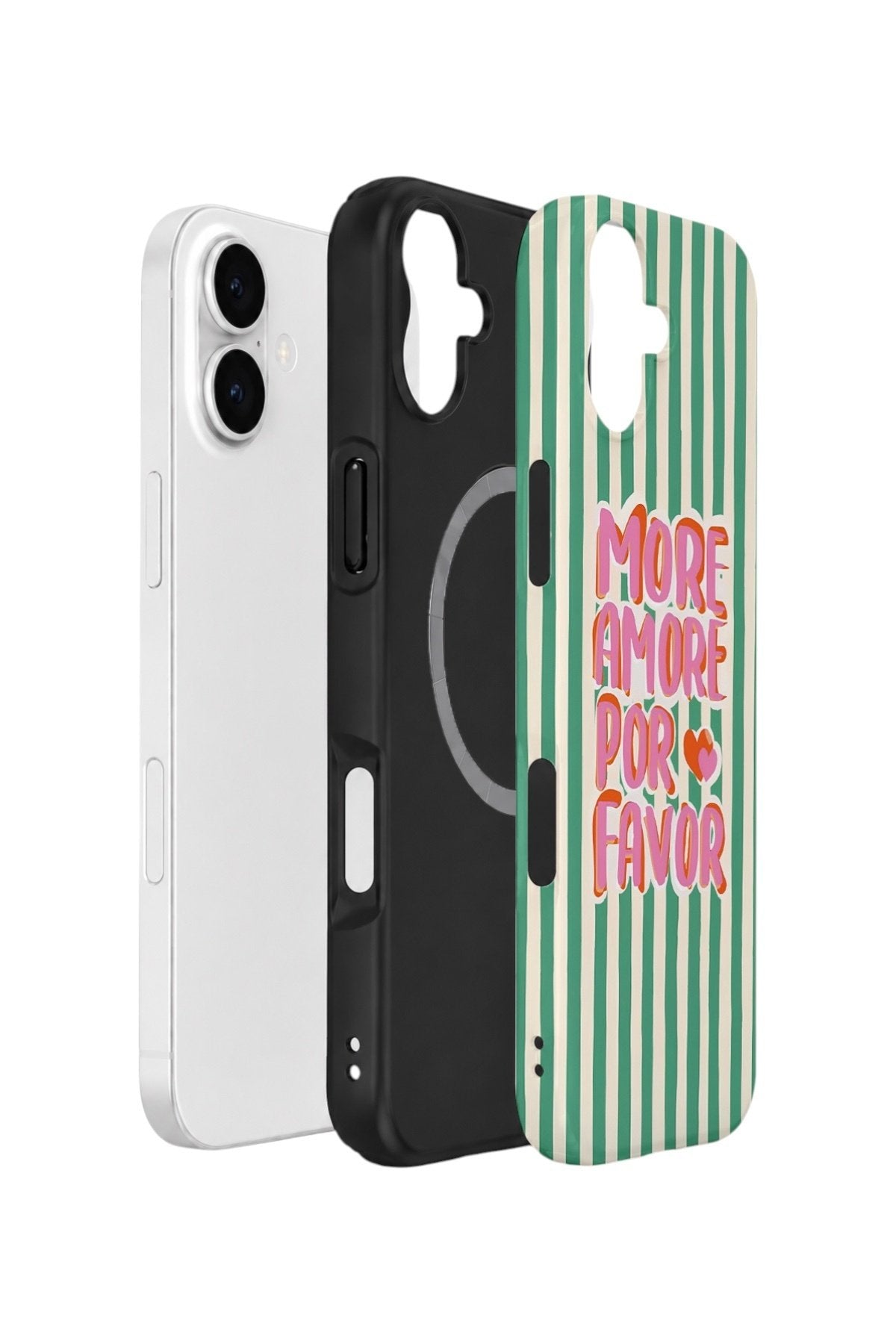 iPhone 17 Vorian Çift Katmanlı MagSafe Kılıf More Amore Green