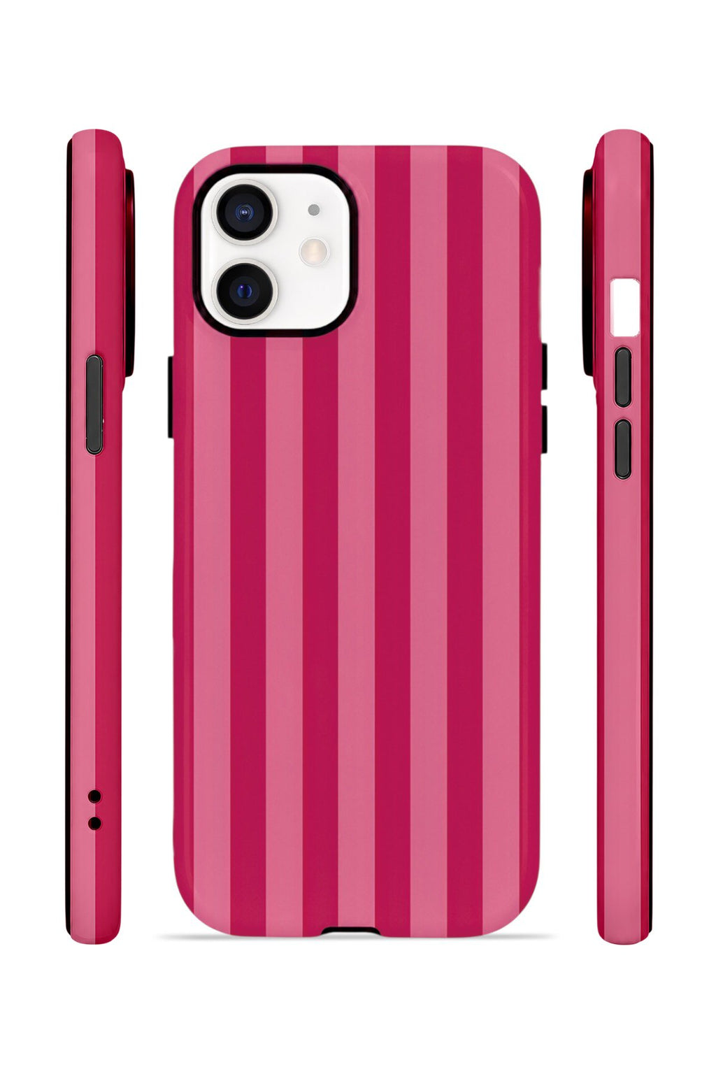 iPhone 12 Vorian Çift Katmanlı Kılıf Berry Cabana