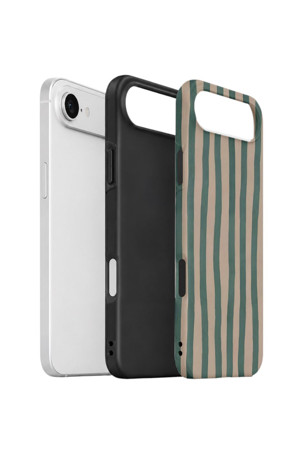 iPhone 17 Air Vorian Çift Katmanlı Kılıf Sage Riviera Stripe