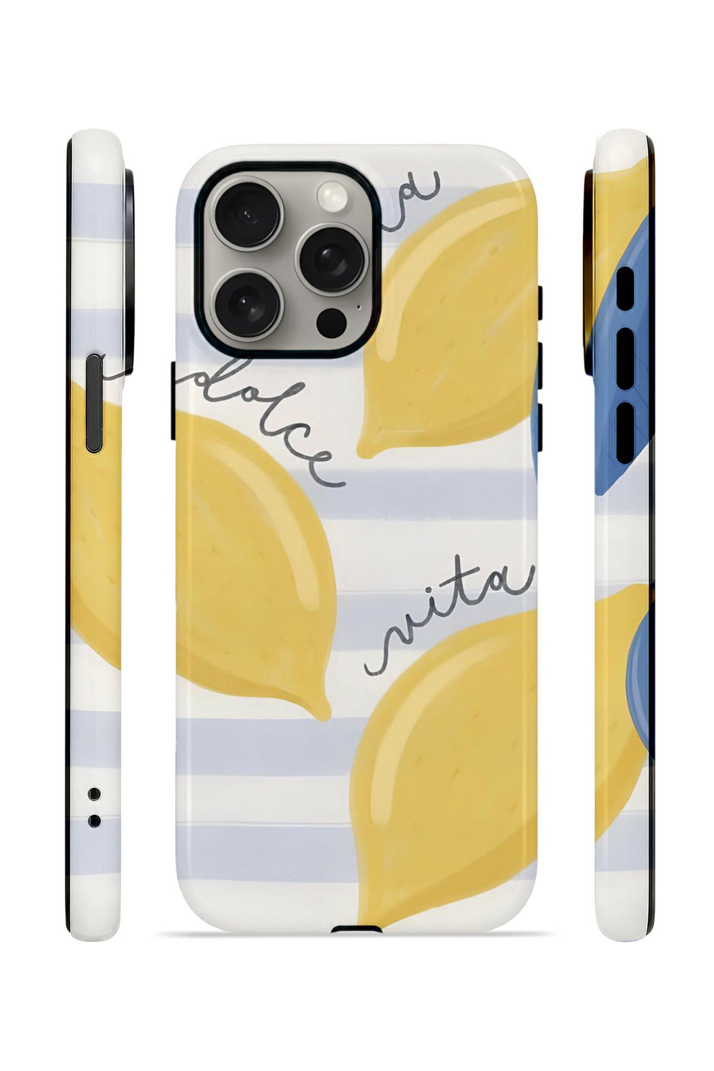 iPhone 15 Pro Vorian Çift Katmanlı Kılıf Dolce Vita Lemon