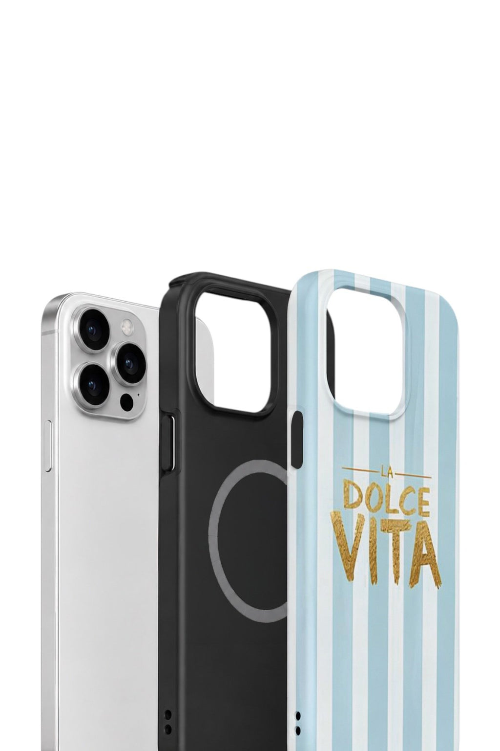 iPhone 13 Pro Max Vorian Çift Katmanlı MagSafe Kılıf La Dolce Vita Blue