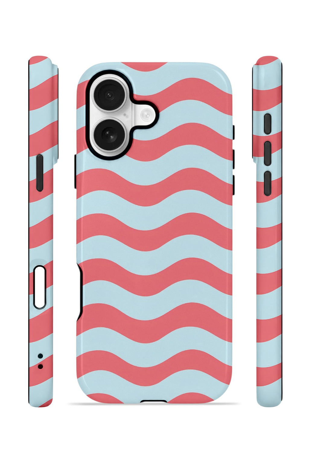 iPhone 17 Vorian Çift Katmanlı Kılıf Retro Wave Candy