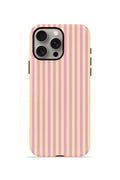 iPhone 15 Pro Max Vorian Çift Katmanlı Kılıf Lemon Candy Pinstripe