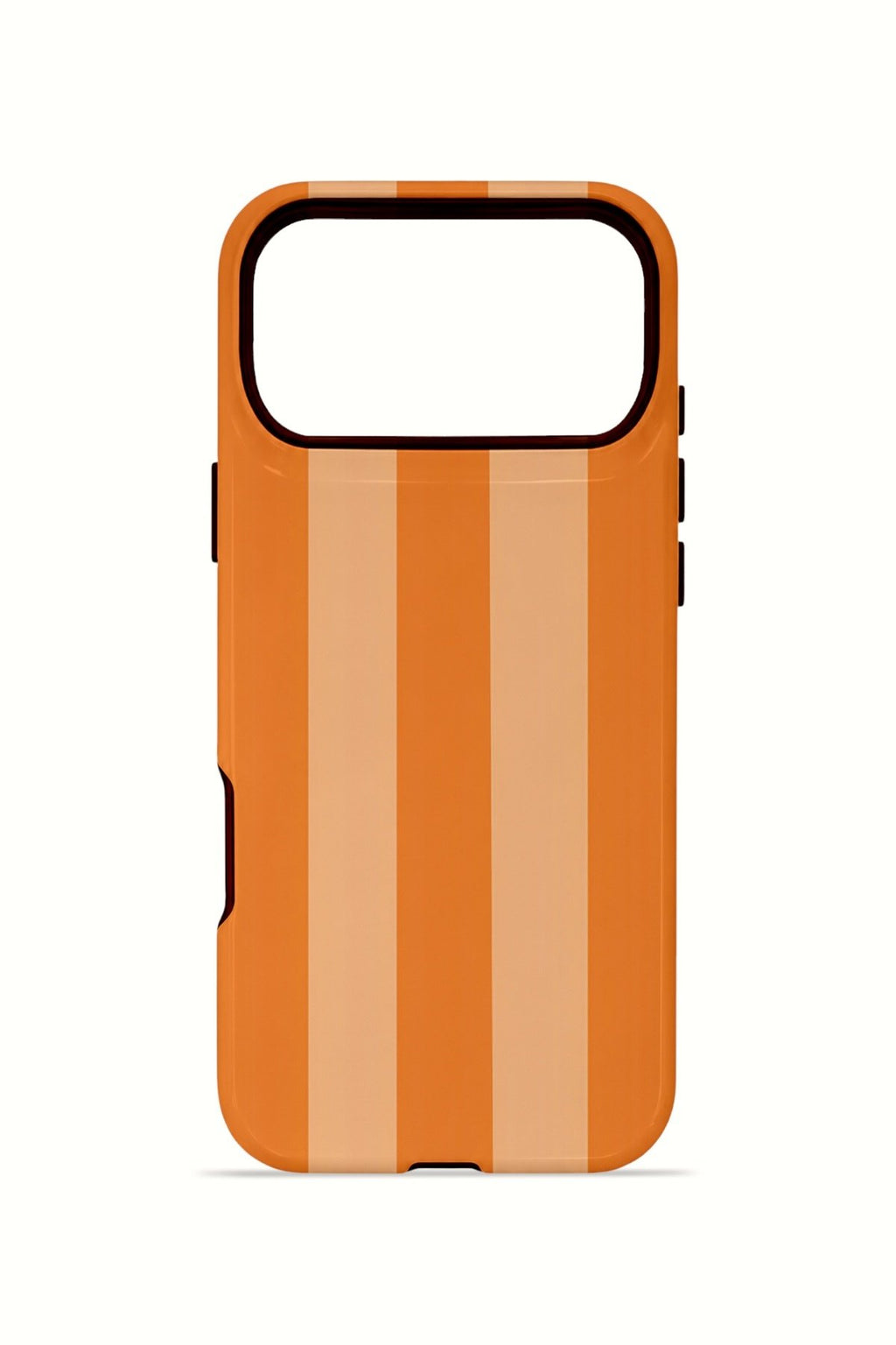iPhone 17 Pro Vorian Çift Katmanlı MagSafe Kılıf Orange Cream Stripe