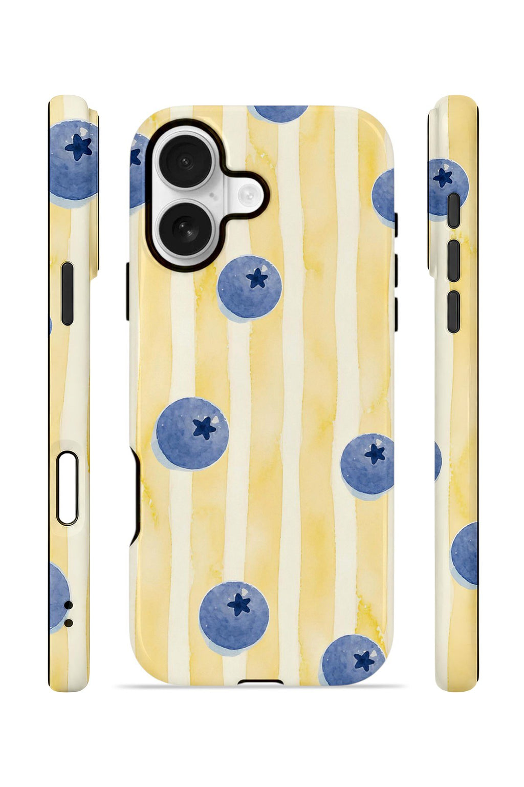 iPhone 16 Vorian Çift Katmanlı MagSafe Kılıf Blueberry Sun Stripe