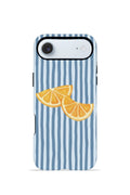 iPhone 17 Air Vorian Çift Katmanlı MagSafe Kılıf Blue Orange Slices