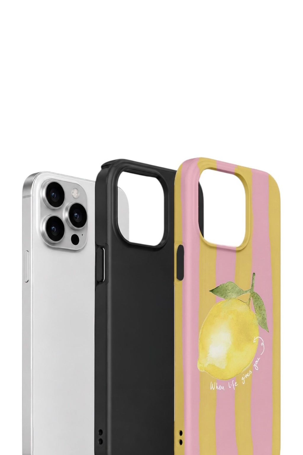 iPhone 12 Pro Vorian Çift Katmanlı Kılıf Pink Lemon Muse