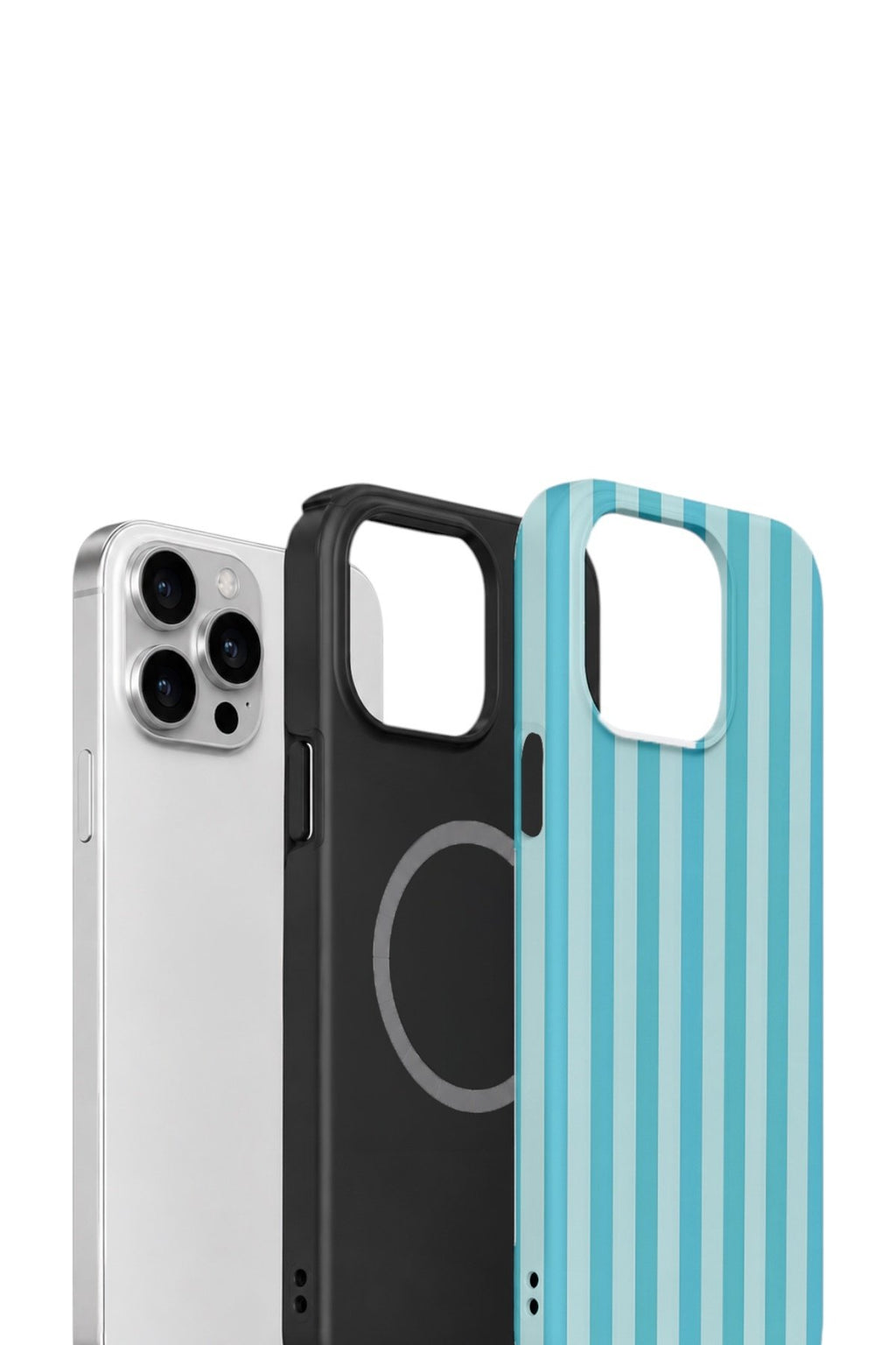 iPhone 15 Pro Max Vorian Çift Katmanlı MagSafe Kılıf Turquoise Riviera