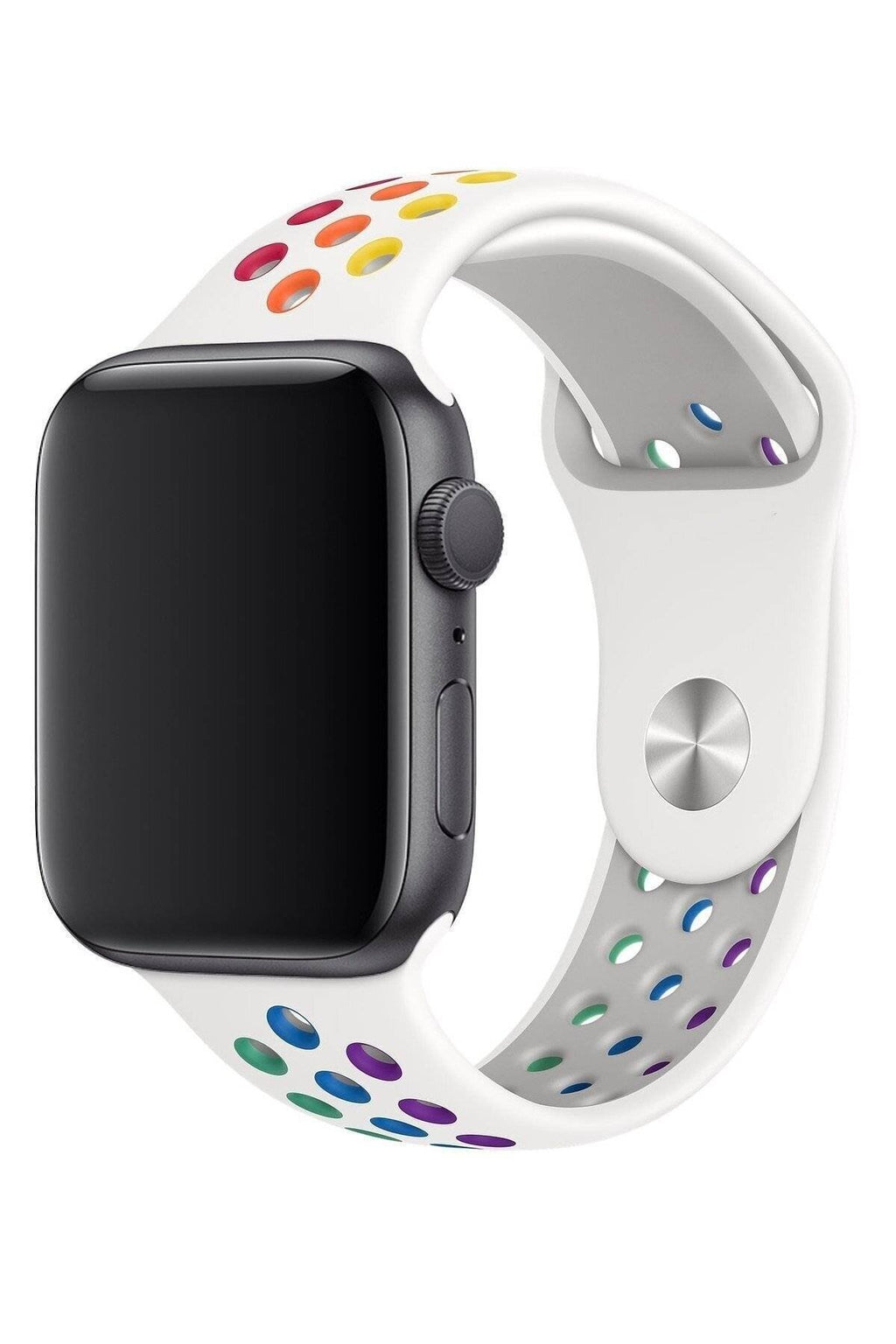 Apple Watch Series Fileli Kordon Beyaz-Renkli