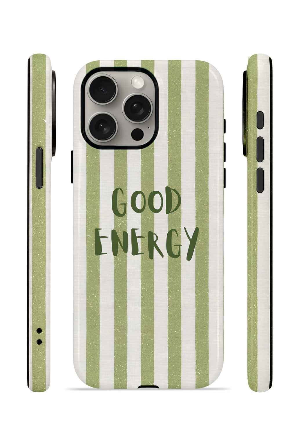 iPhone 15 Pro Max Vorian Çift Katmanlı Kılıf Good Energy Olive