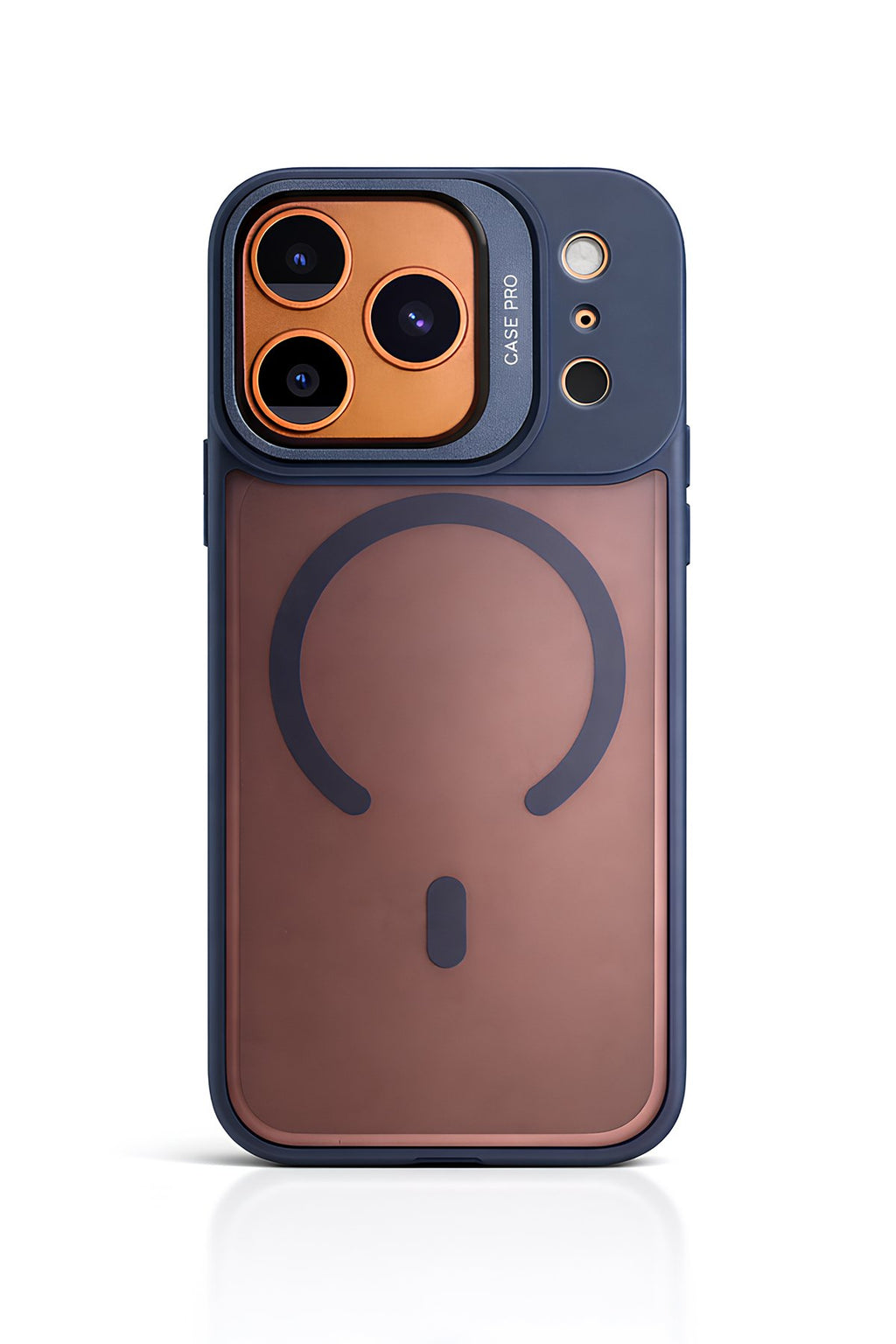 iPhone 17 Pro Max Cyrenn MagSafe Kılıf + Lens Koruyucu Gece Mavisi