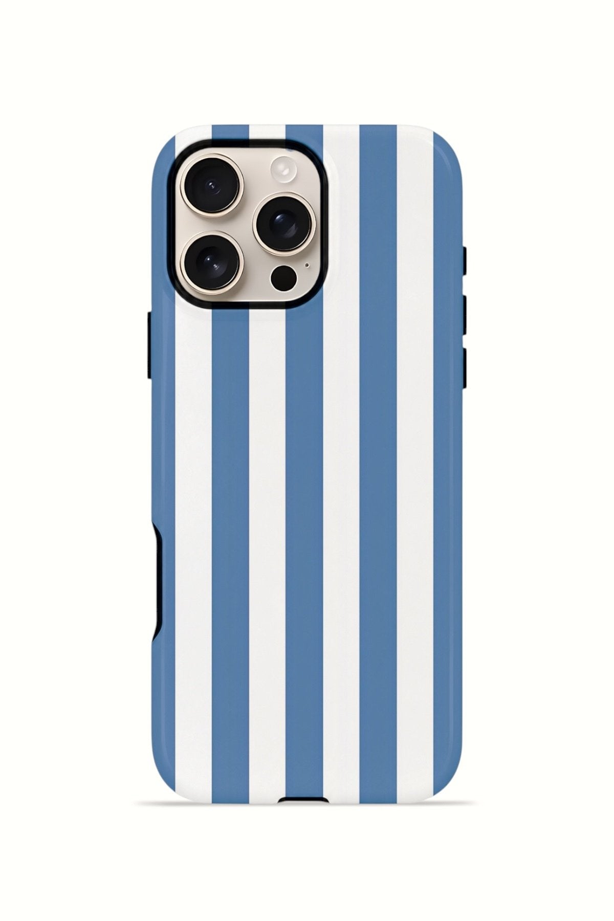 iPhone 16 Pro Vorian Çift Katmanlı MagSafe Kılıf Blue Marina Stripe