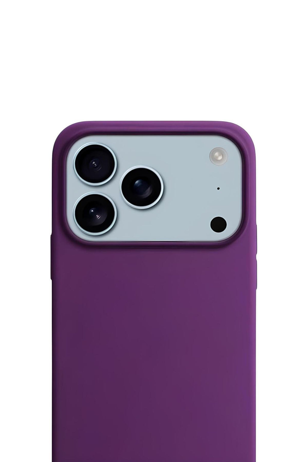 iPhone 17 Pro 6.3'' Soft Touch Lansman Silikon Kılıf Derin Mor