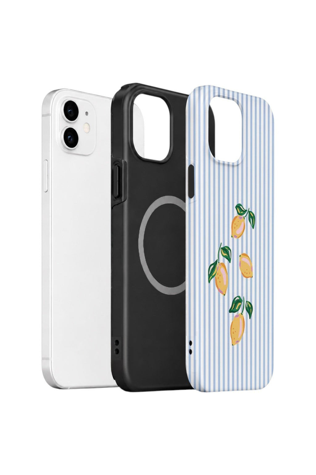 iPhone 12 Vorian Çift Katmanlı MagSafe Kılıf Mini Lemon Riviera