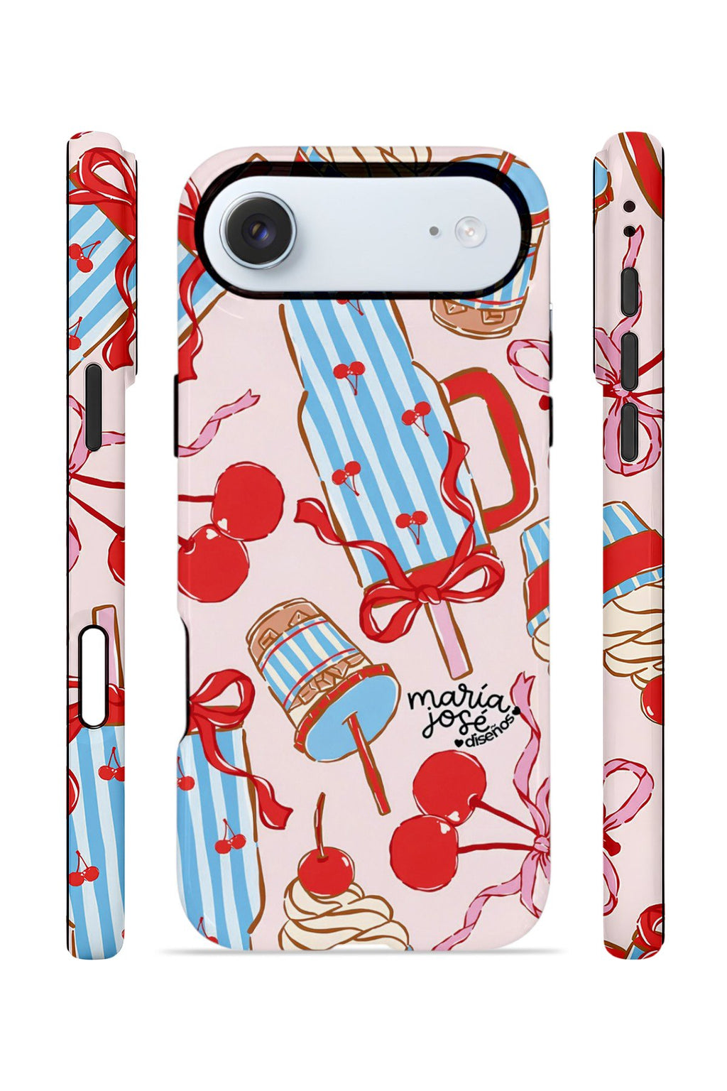iPhone 17 Air Vorian Çift Katmanlı MagSafe Kılıf Dolce Cherry Picnic