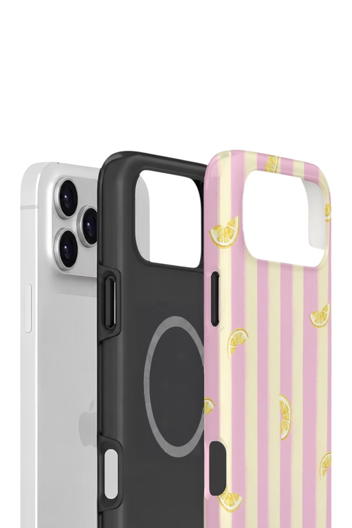 iPhone 17 Pro Vorian Çift Katmanlı MagSafe Kılıf Pink Lemon Parade