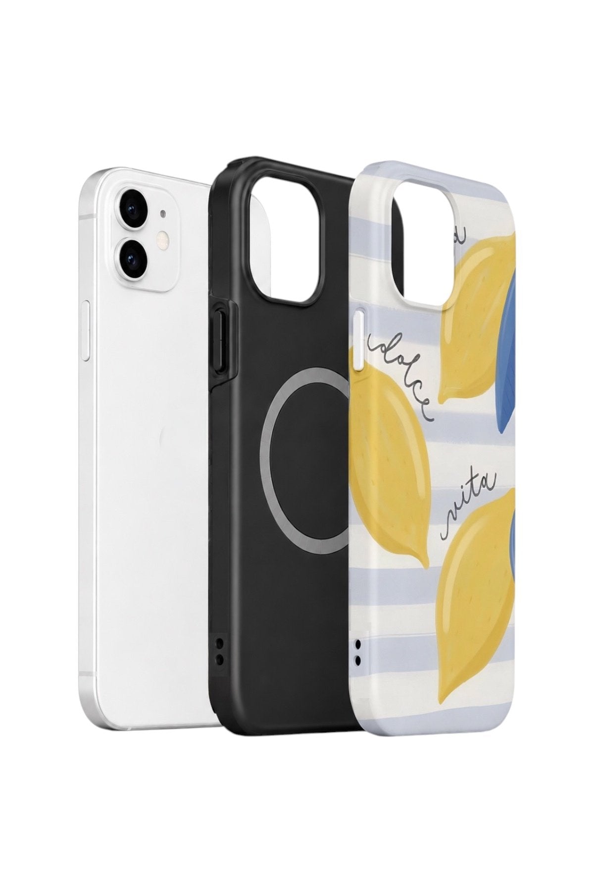 iPhone 11 Vorian Çift Katmanlı MagSafe Kılıf Dolce Vita Lemon