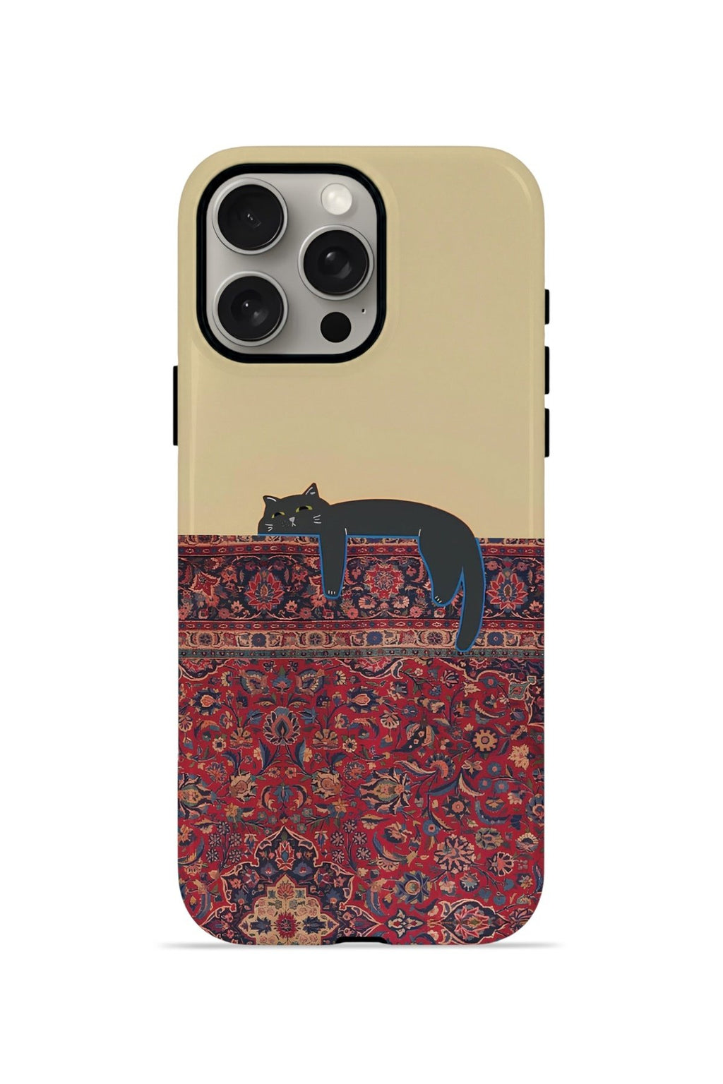 iPhone 15 Pro Vorian Çift Katmanlı Kılıf Persian Cat Lounge