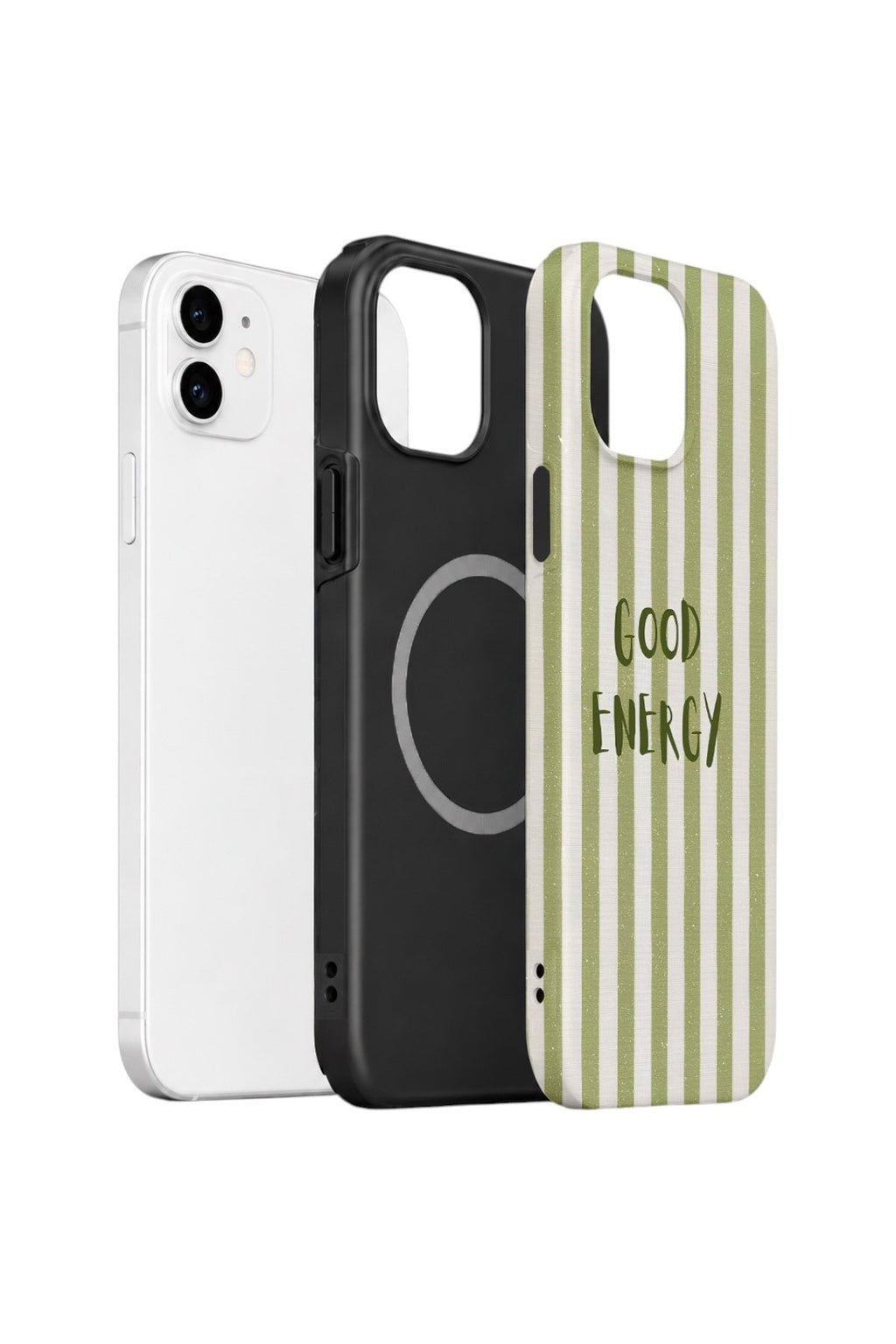 iPhone 11 Vorian Çift Katmanlı MagSafe Kılıf Good Energy Olive