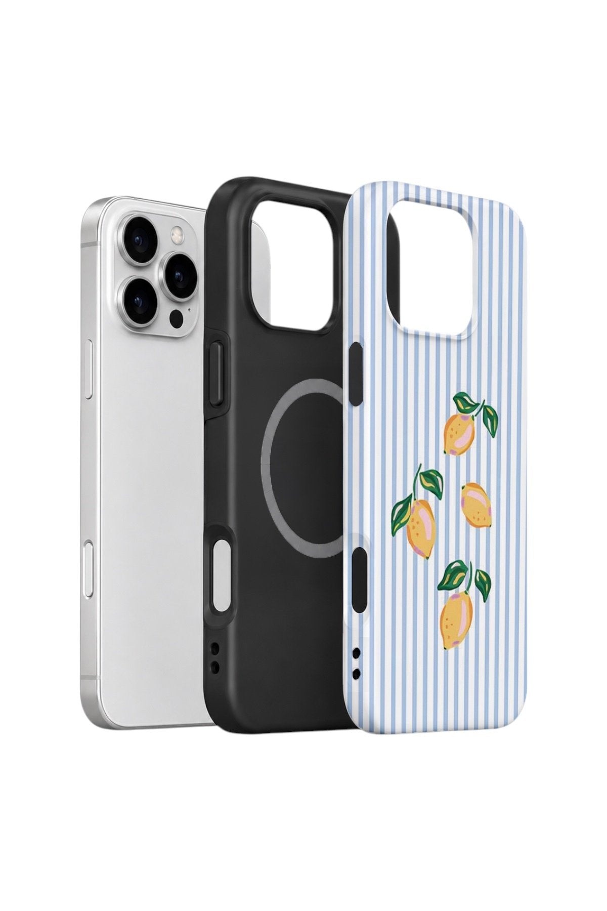 iPhone 16 Pro Vorian Çift Katmanlı MagSafe Kılıf Mini Lemon Riviera