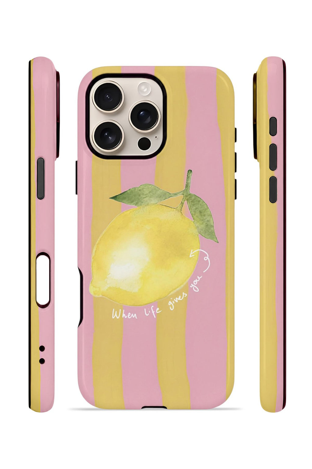 iPhone 16 Pro Vorian Çift Katmanlı MagSafe Kılıf Pink Lemon Muse