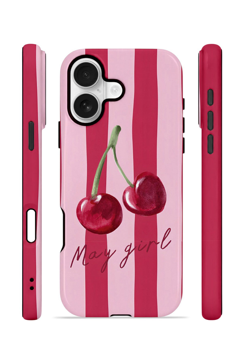 iPhone 17 Vorian Çift Katmanlı Kılıf Cherry Girl