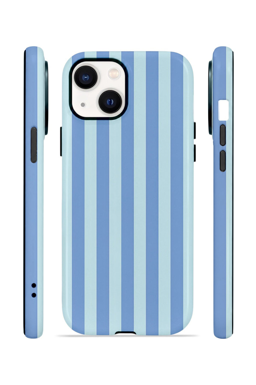 iPhone 14 Vorian Çift Katmanlı Kılıf Blue Gelato Stripe