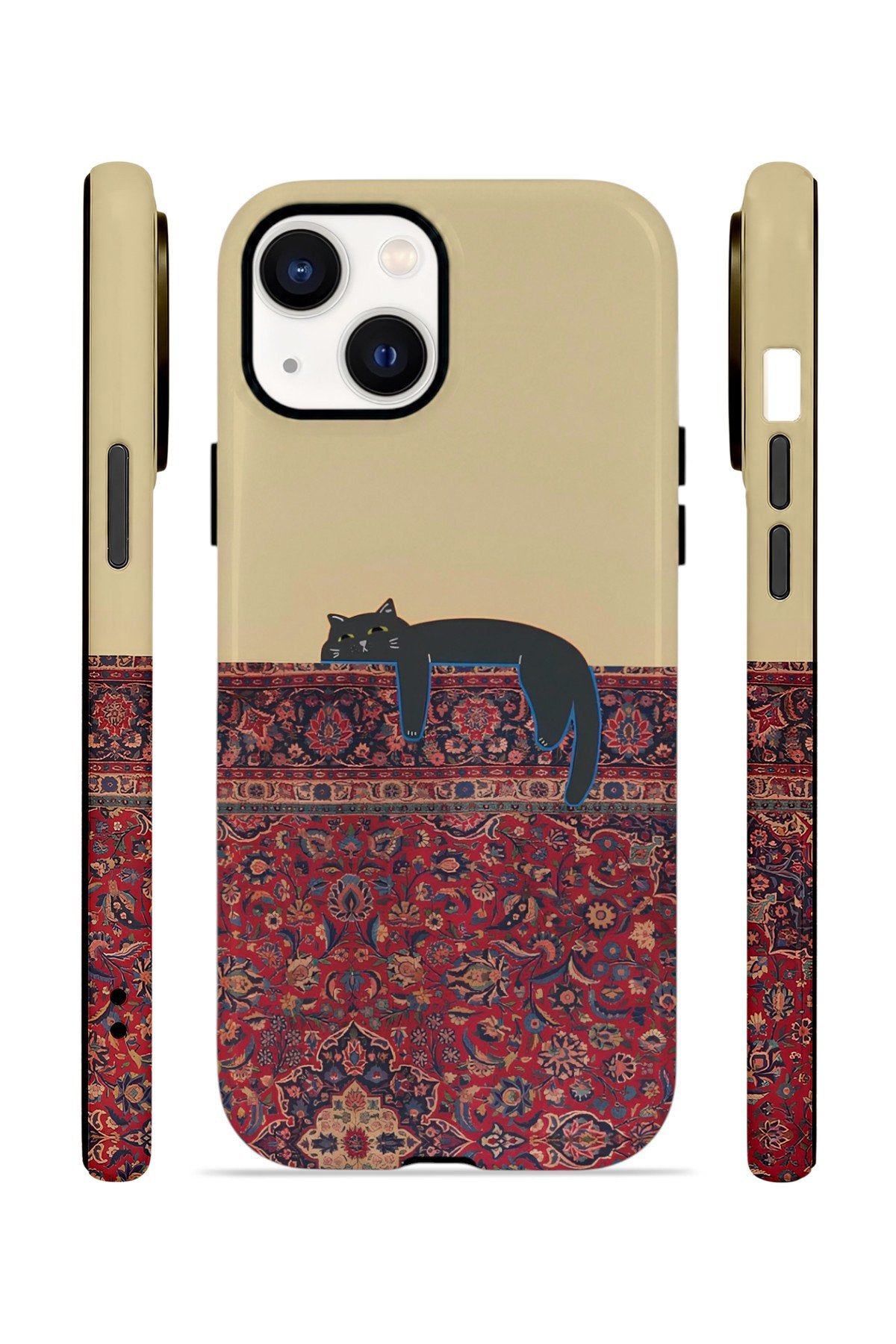 iPhone 13 Vorian Çift Katmanlı Kılıf Persian Cat Lounge