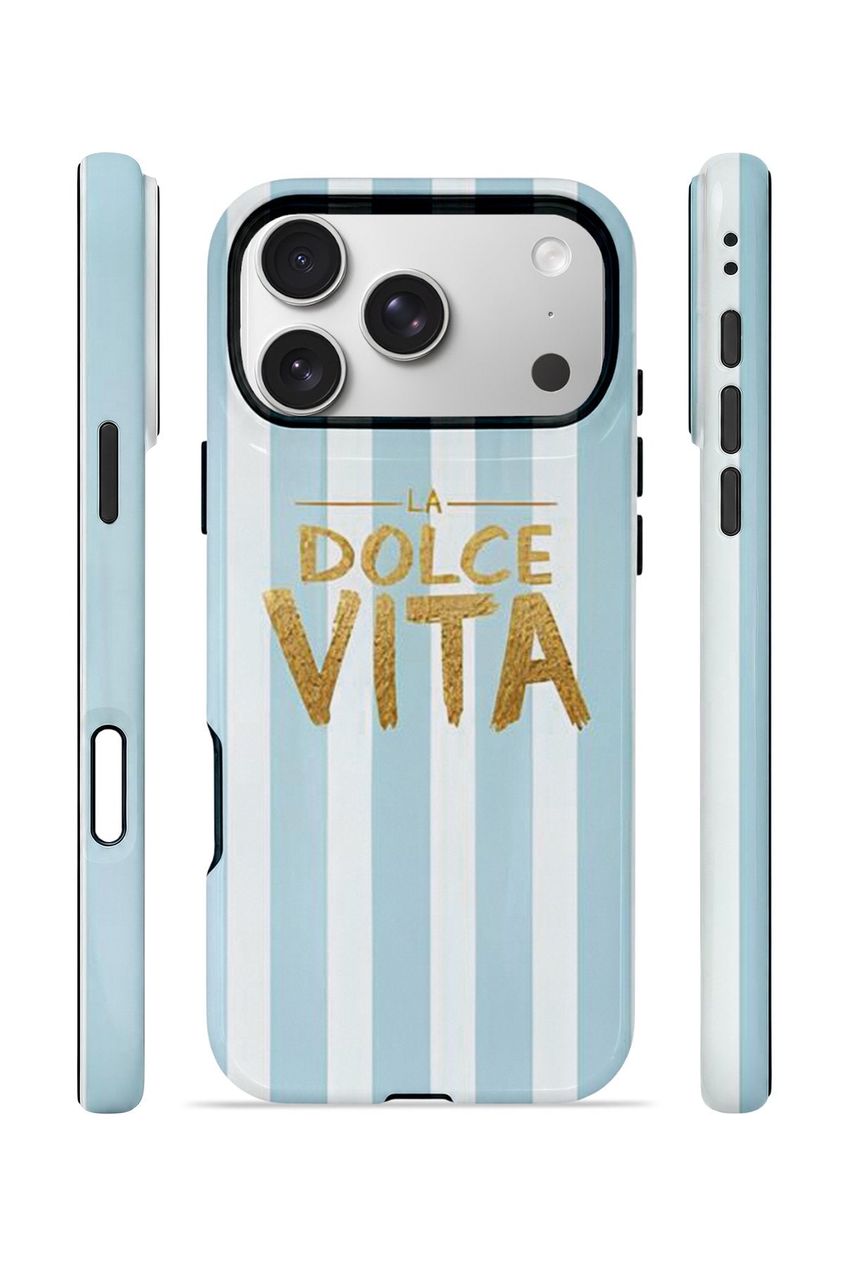 iPhone 17 Pro Max Vorian Çift Katmanlı Kılıf La Dolce Vita Blue