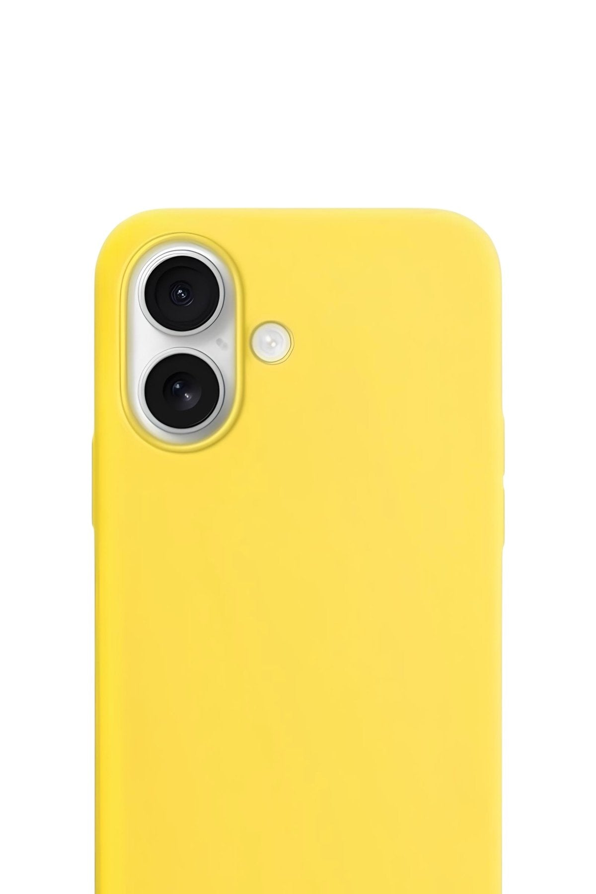 iPhone 17 Soft Touch Lansman Silikon Kılıf Limon Sarısı