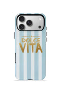 iPhone 17 Pro Max Vorian Çift Katmanlı Kılıf La Dolce Vita Blue
