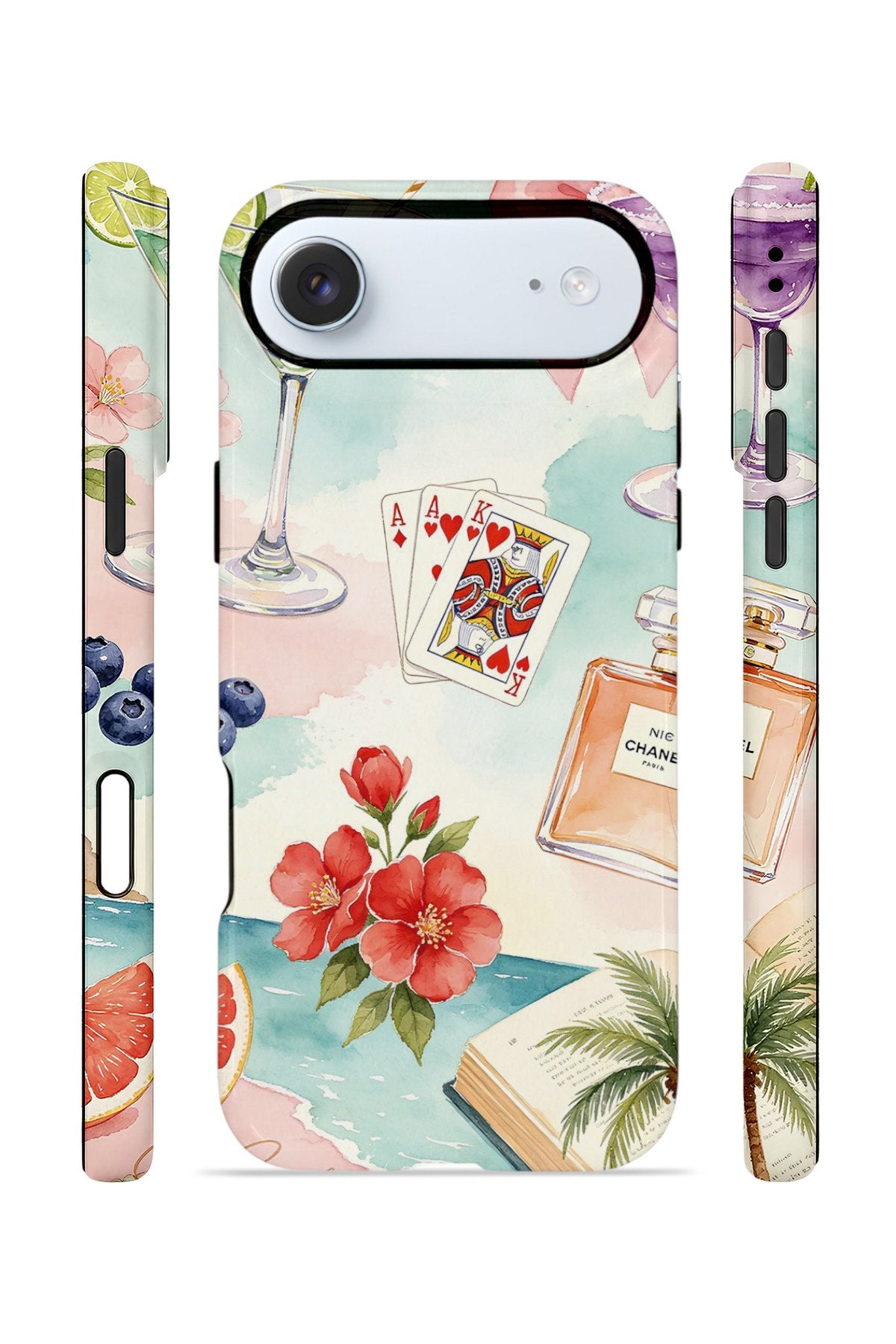 iPhone 17 Air Vorian Çift Katmanlı MagSafe Kılıf Mediterranean Holiday Collage
