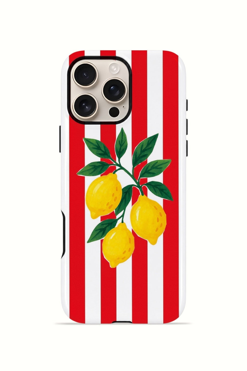 iPhone 16 Pro Max Vorian Çift Katmanlı Kılıf Lemon Parade Red