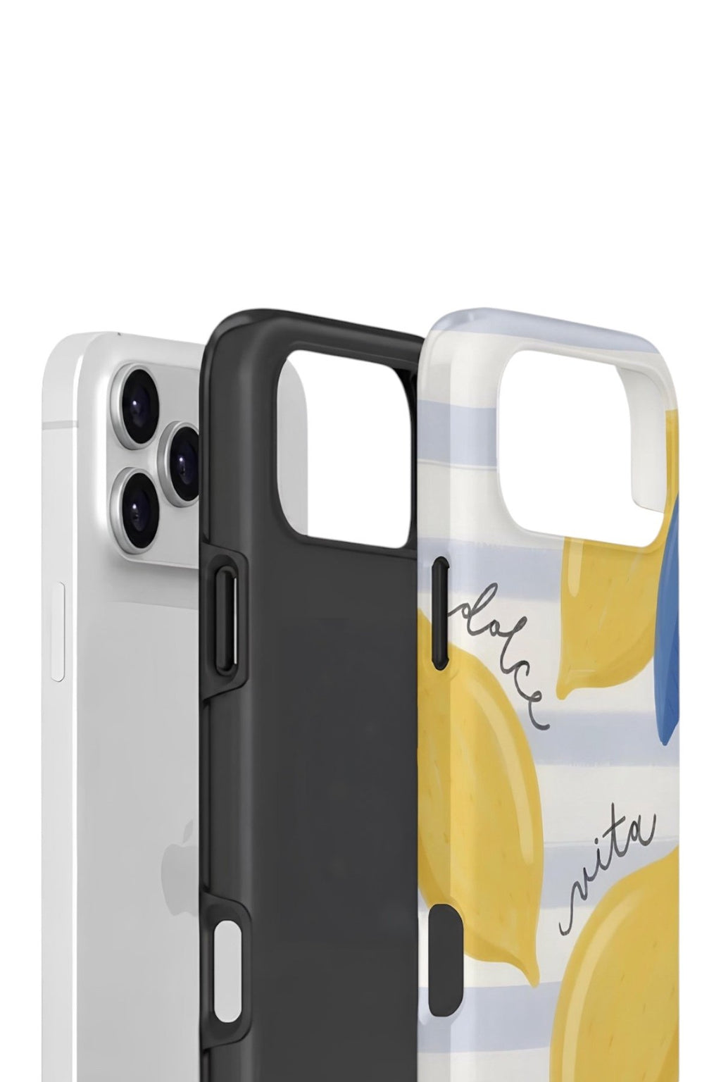 iPhone 17 Pro Max Vorian Çift Katmanlı Kılıf Dolce Vita Lemon
