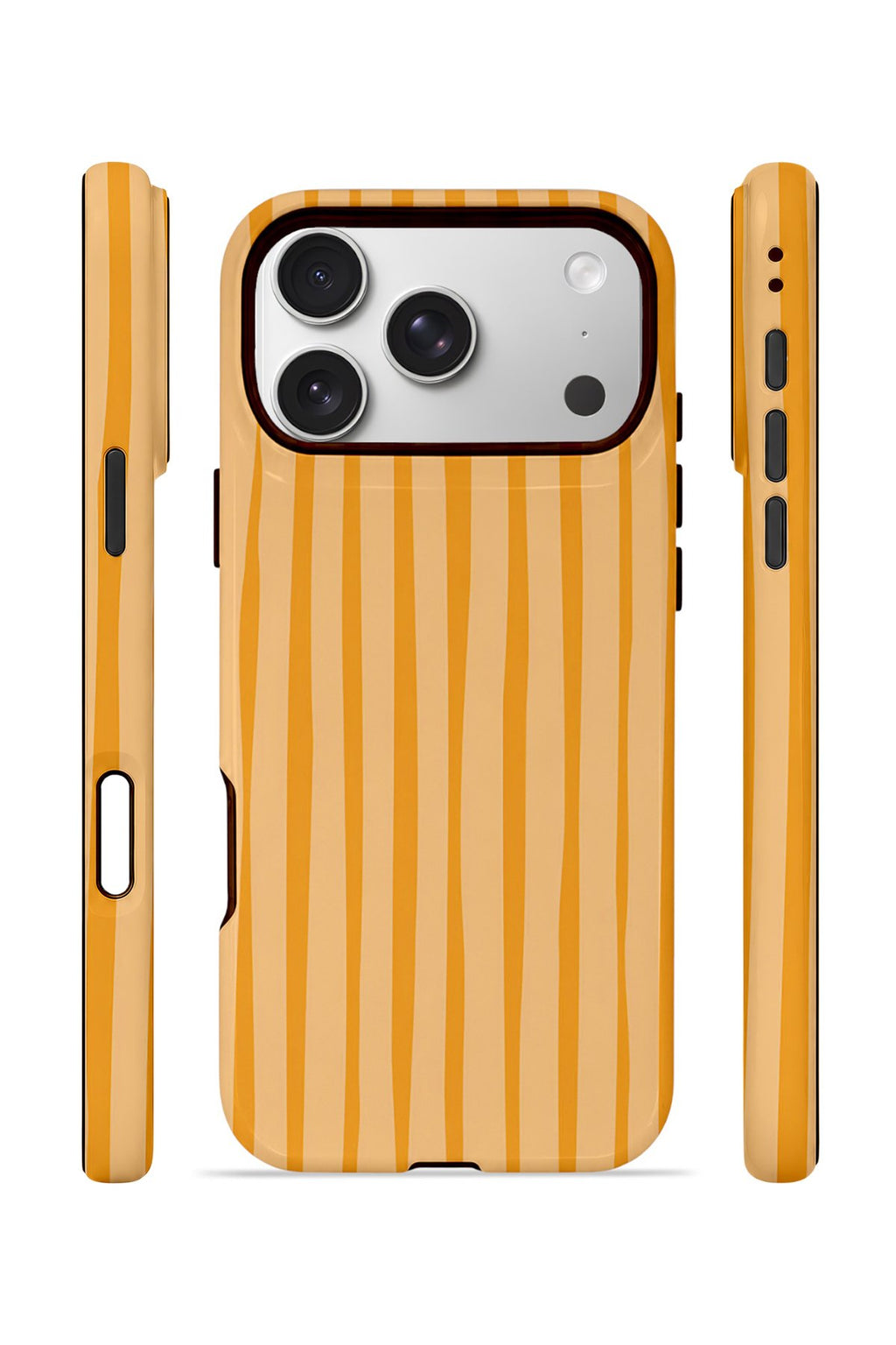 iPhone 17 Pro Vorian Çift Katmanlı Kılıf Golden Hour Stripe