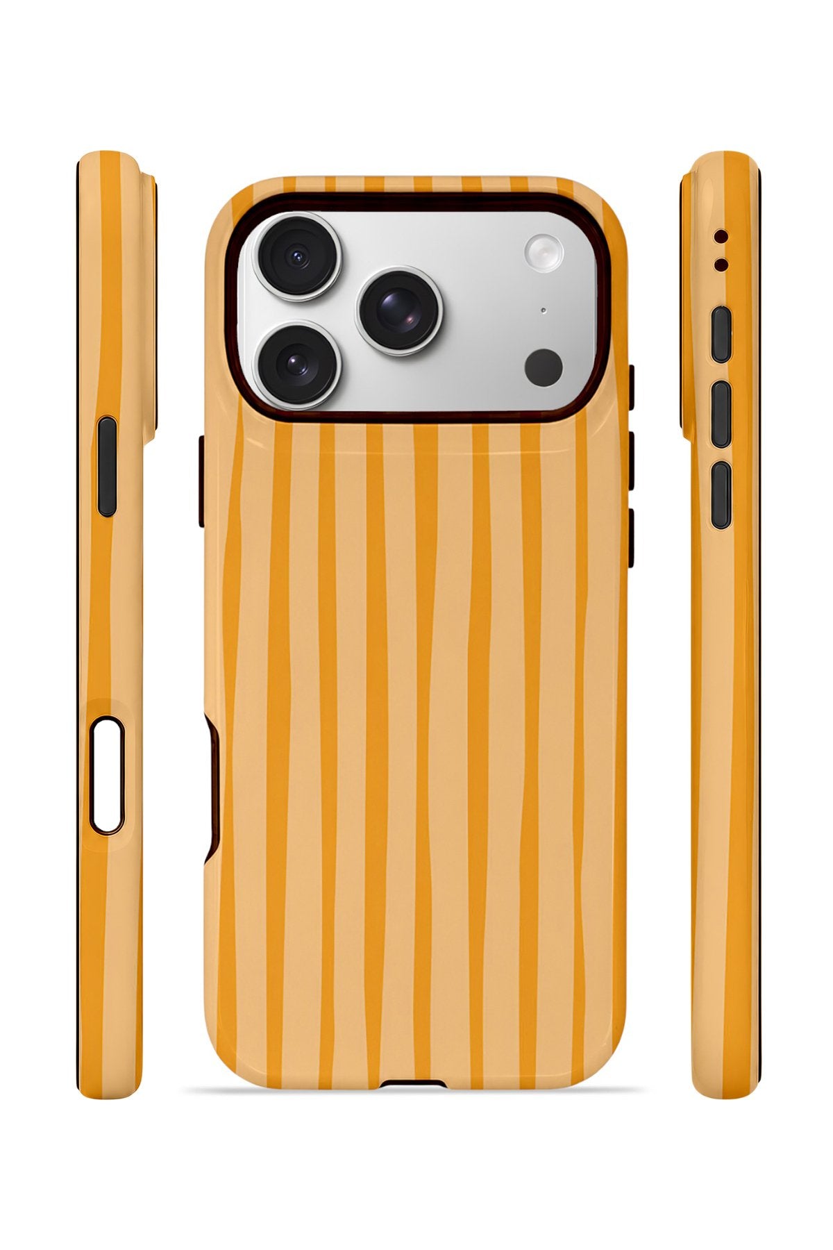 iPhone 17 Pro Vorian Çift Katmanlı Kılıf Golden Hour Stripe