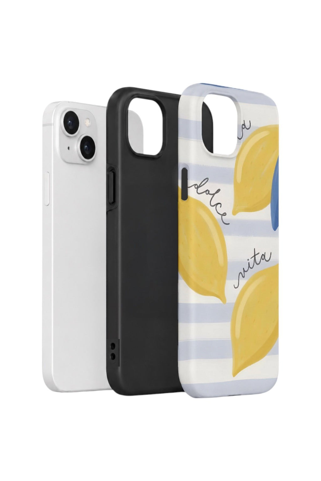 iPhone 15 Vorian Çift Katmanlı Kılıf Dolce Vita Lemon
