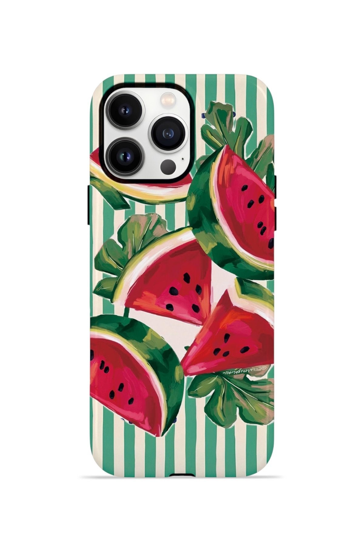iPhone 13 Pro Vorian Çift Katmanlı Kılıf Watermelon Cabana