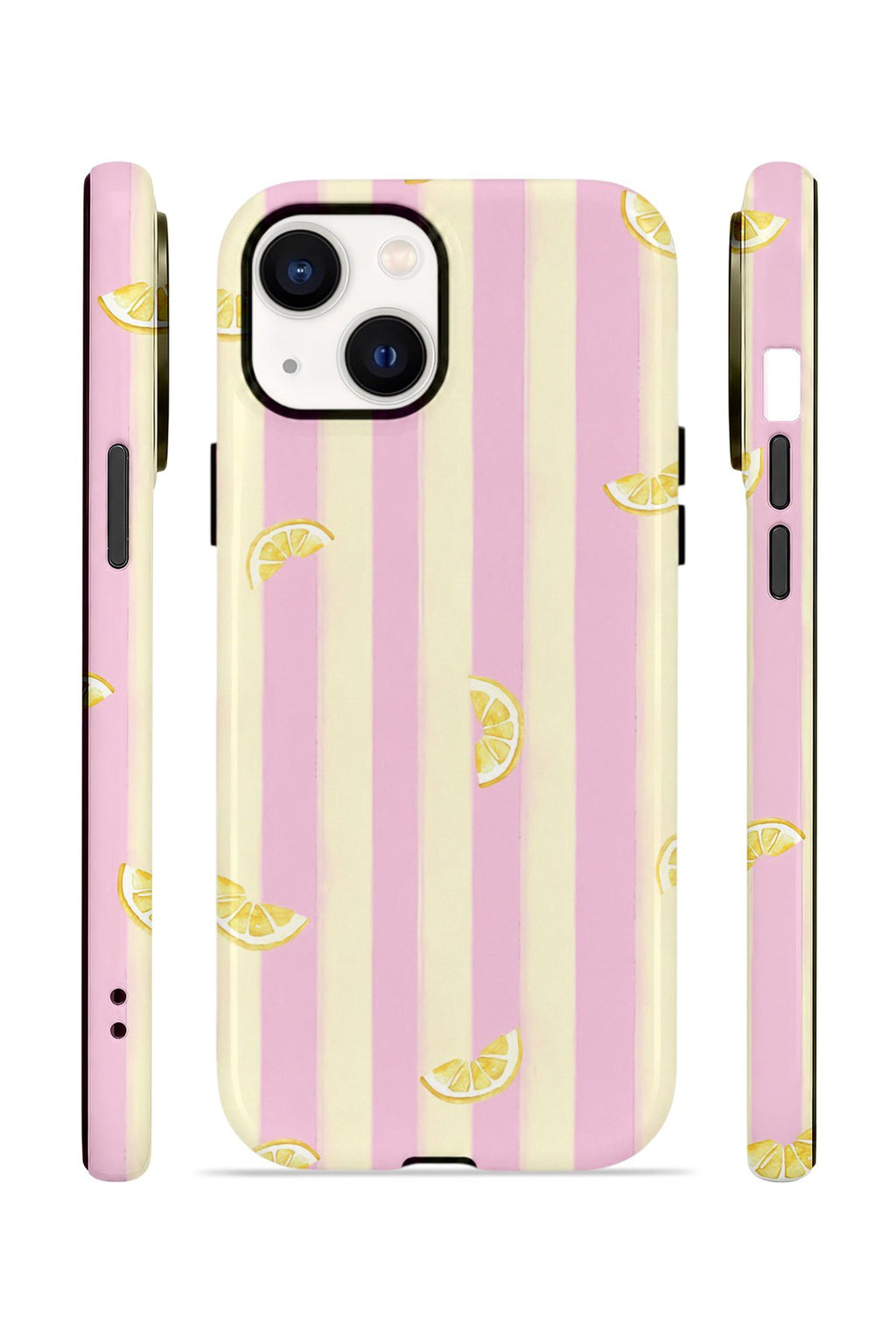 iPhone 15 Vorian Çift Katmanlı Kılıf Pink Lemon Parade