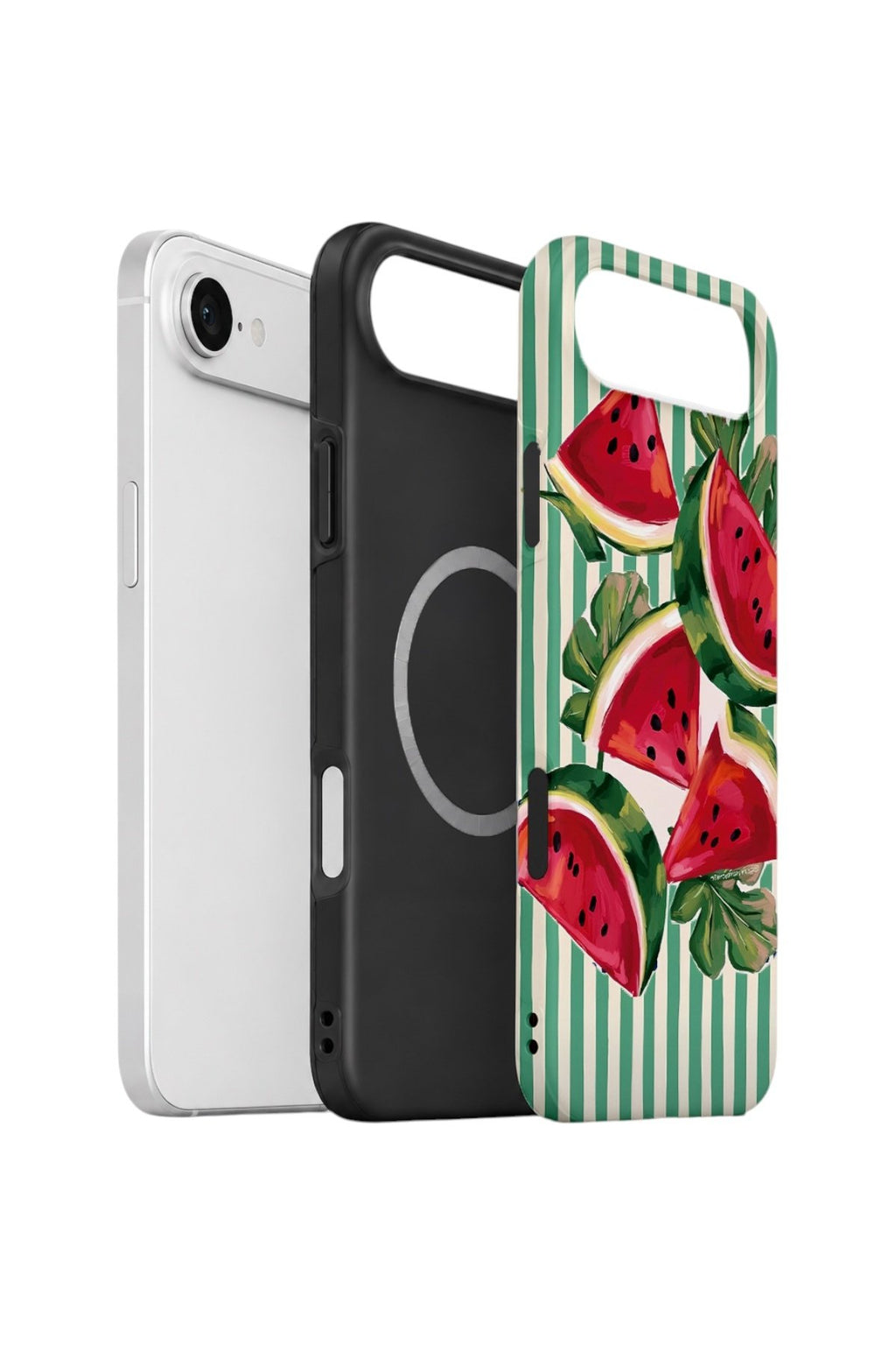iPhone 17 Air Vorian Çift Katmanlı MagSafe Kılıf Watermelon Cabana