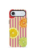 iPhone 17 Air Vorian Çift Katmanlı MagSafe Kılıf Citrus Fiesta Stripe