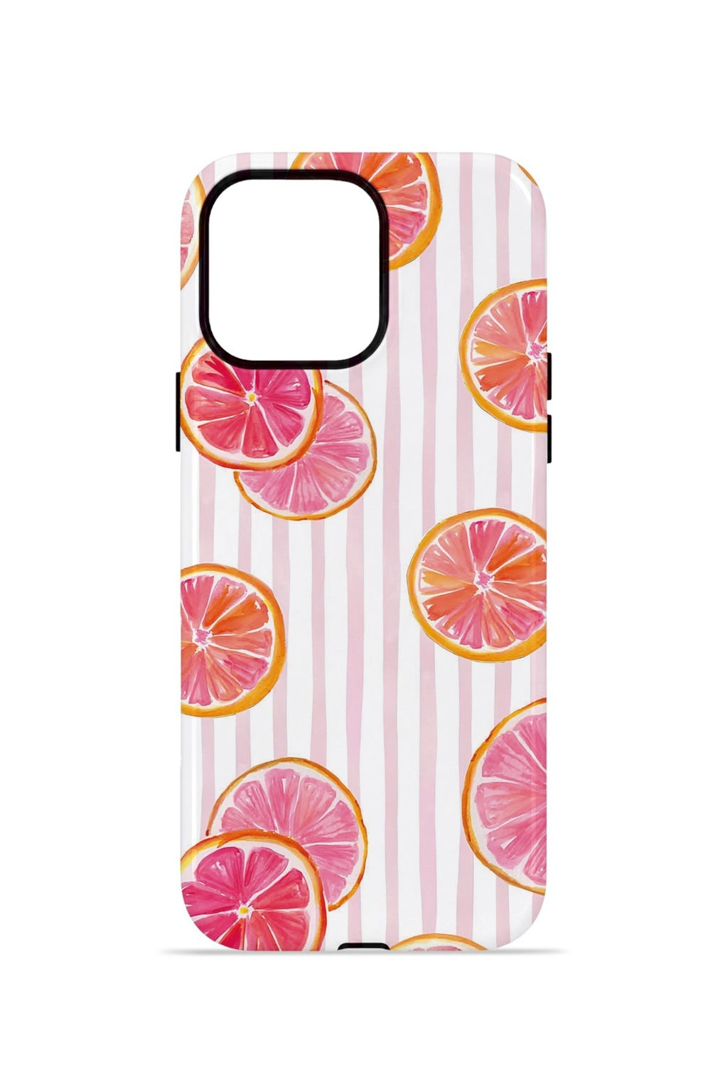 iPhone 13 Pro Max Vorian Çift Katmanlı Kılıf Pink Grapefruit Garden