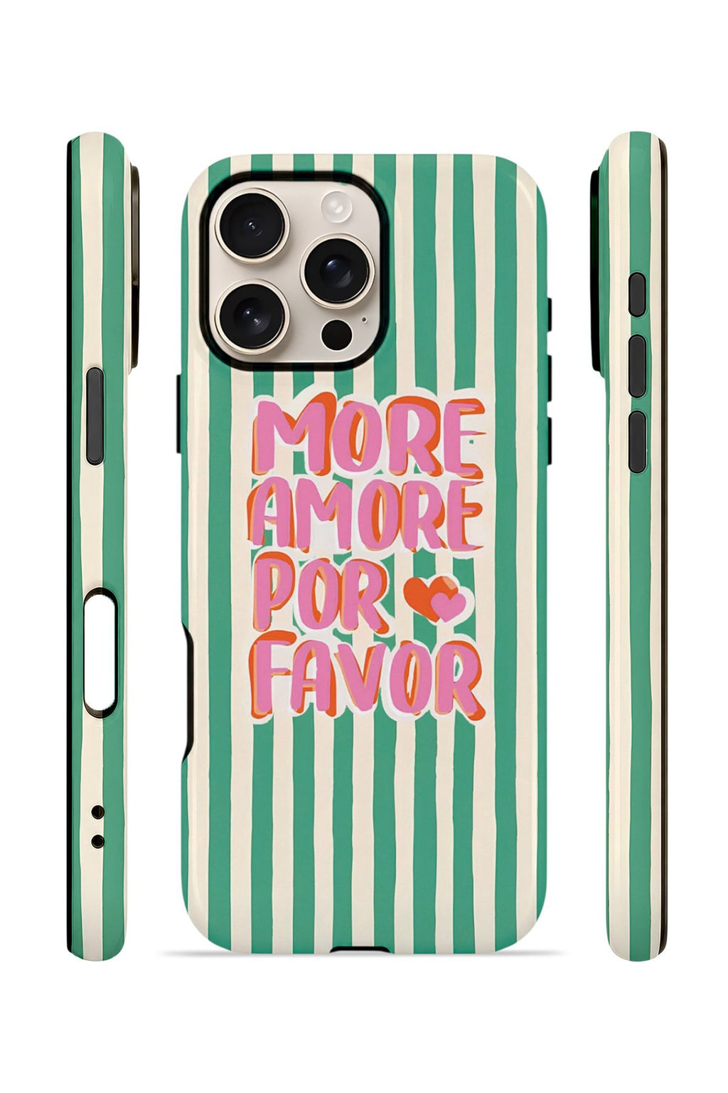 iPhone 16 Pro Vorian Çift Katmanlı MagSafe Kılıf More Amore Green