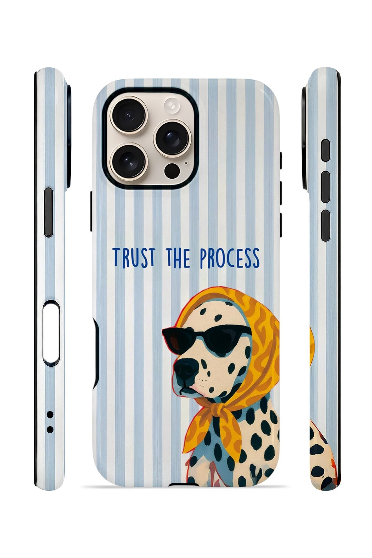 iPhone 16 Pro Vorian Çift Katmanlı MagSafe Kılıf Trust The Process Dalmatian