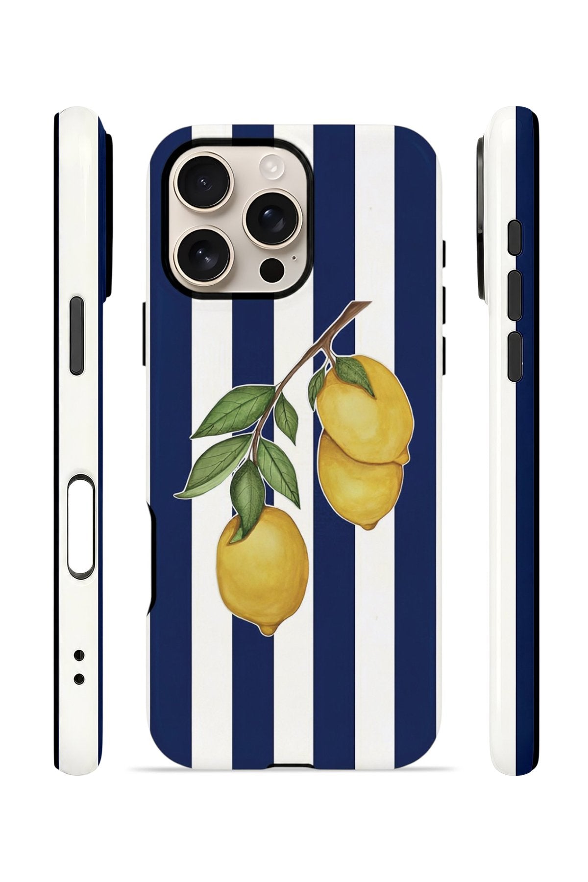 iPhone 16 Pro Max Vorian Çift Katmanlı MagSafe Kılıf Amalfi Lemon Branch