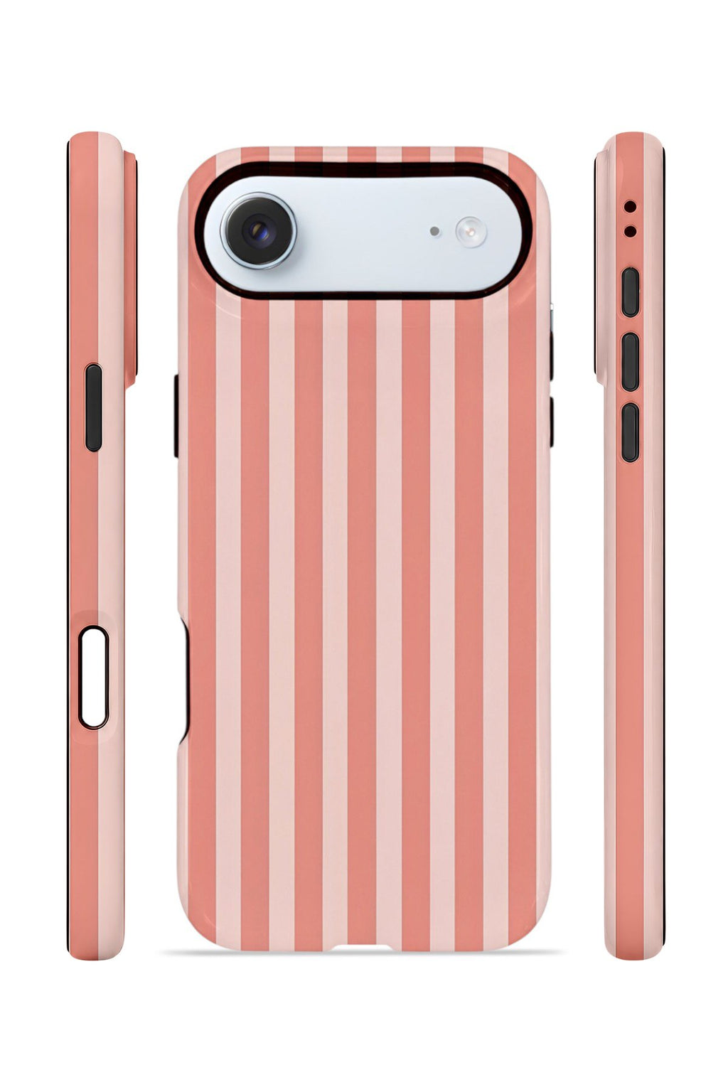iPhone 17 Air Vorian Çift Katmanlı Kılıf Coral Riviera Stripe