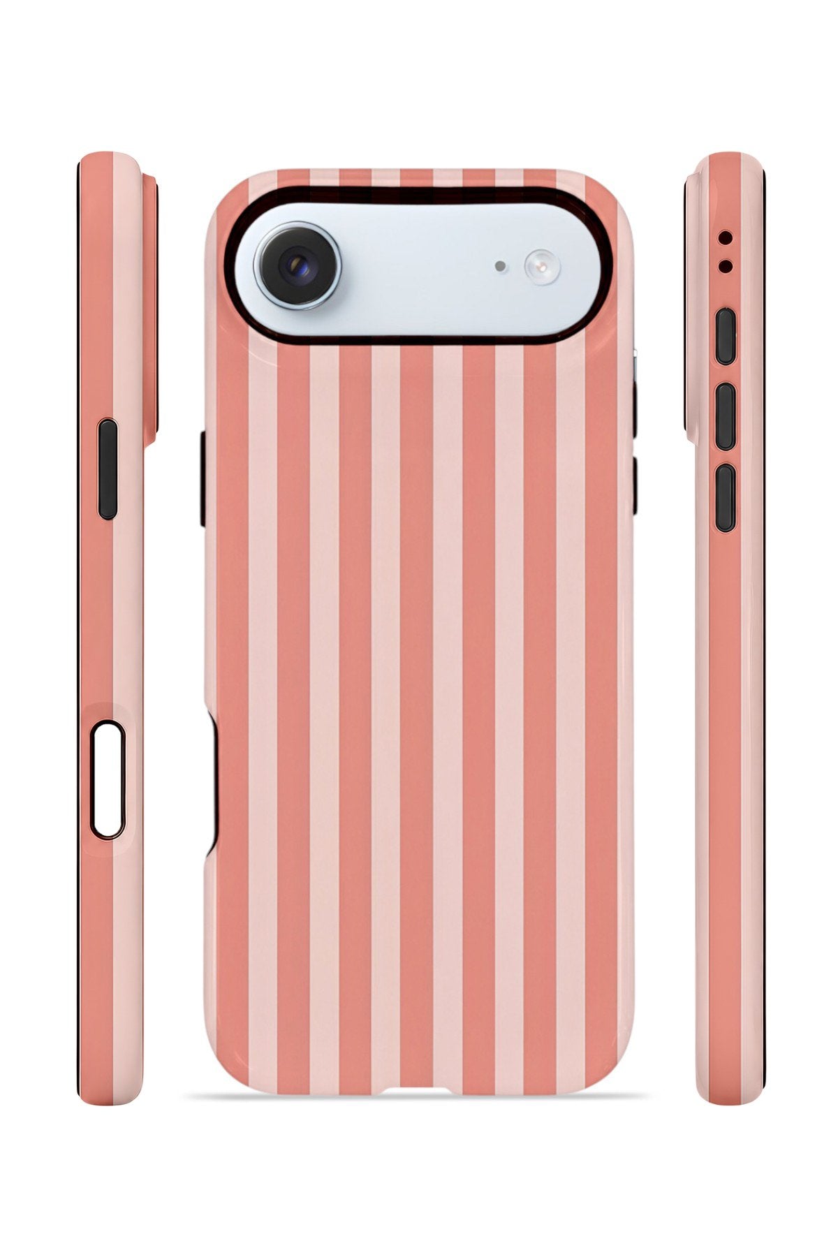 iPhone 17 Air Vorian Çift Katmanlı Kılıf Coral Riviera Stripe