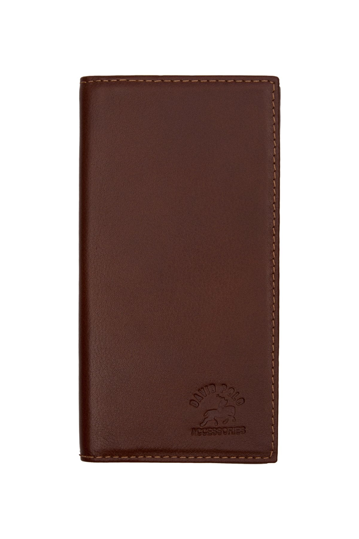 Hakiki Deri Telefonlu Kahverengi Cüzdan