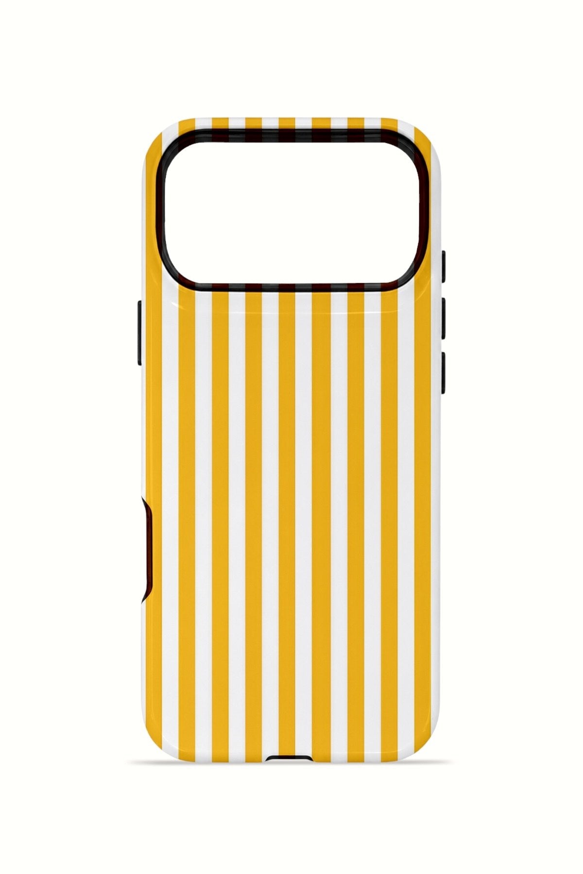 iPhone 17 Pro Max Vorian Çift Katmanlı MagSafe Kılıf Golden Pinstripe
