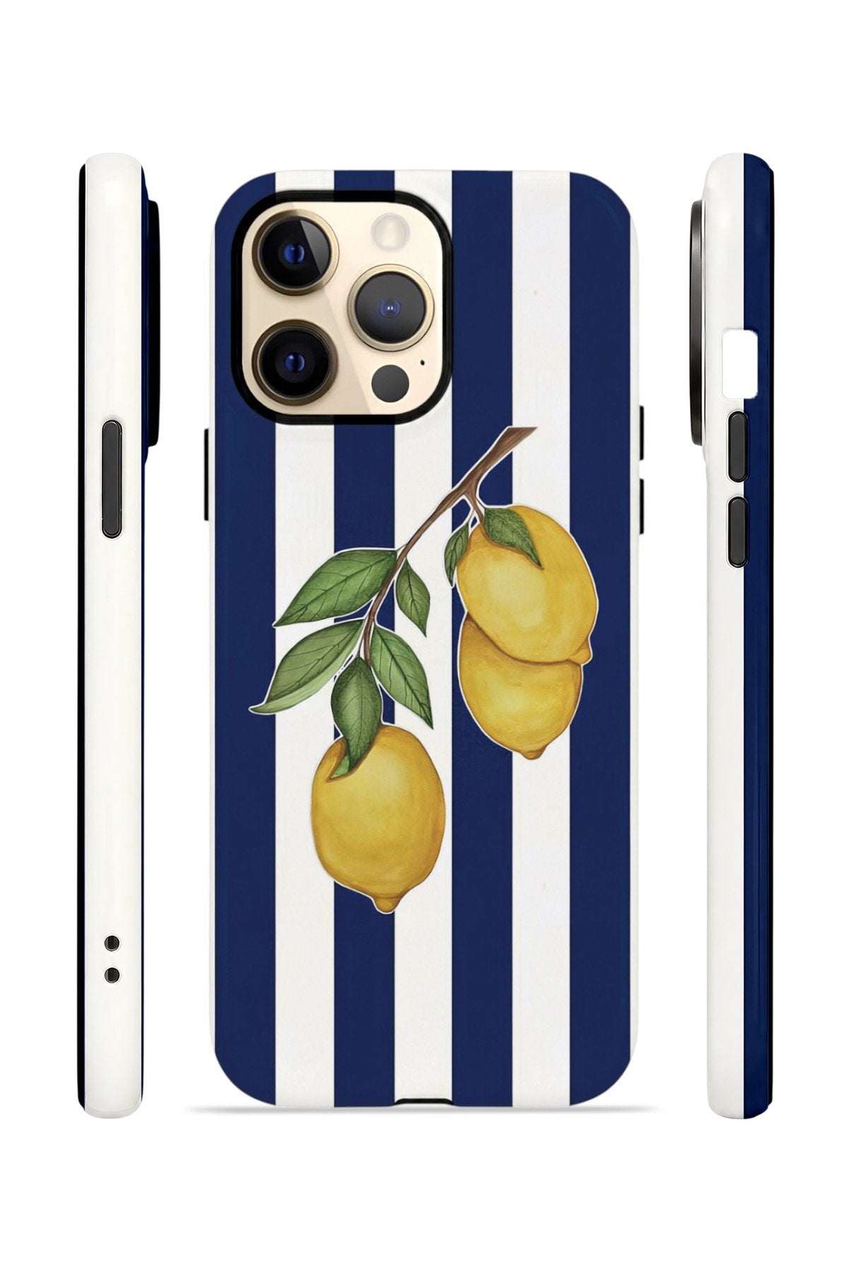 iPhone 14 Pro Max Vorian Çift Katmanlı Kılıf Amalfi Lemon Branch